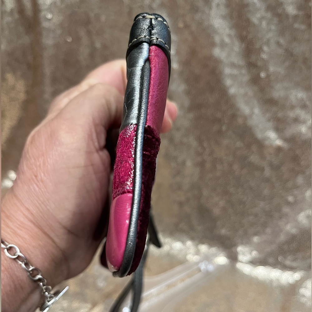 Coach Euc Patchwork Mini Purse / Wristlet - image 7